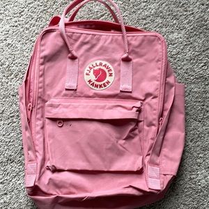 Fjallraven Kanken pink backpack